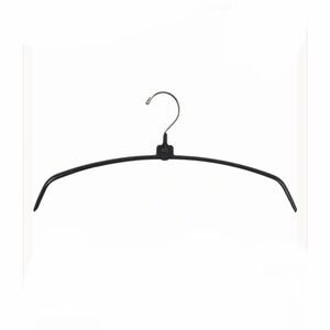 Chico’s Set of 20 Metal Top Rubberized Slim Black Non-Slip Clothing Hanger